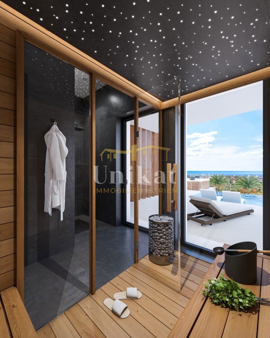 Luksuzna vila s pogledom na morje - neskončni bazen